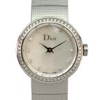 値下げ Christian Dior クリスチャンディオール CD041111 La D de Dior ラ ディ ドゥ ディオール ベゼルダイヤ QZ J2