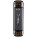Transcend トランセンドジャパン TS128GESD310C ESD310 ポータブルSSD ブラック 128GB
