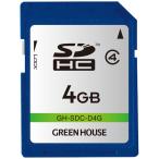  зеленый house GREEN HOUSE GH-SDC-D4G SDHC карта 4GB