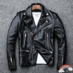 ショッピングレザージャケット 革ジャン レザージャケット メンズ 本革 バイク ライダース 羊革 ダブル ショート スリムタイプ 細身 ブランド ジャケット ミリタリー レザーコート