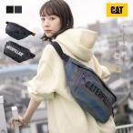 Caterpillar ボディバッグ 斜めがけバッグ ワンショルダーバッグ メンズ レディース 大容量 防水 バッグ かっこいい ブラック キッズ 斜め掛 cat84261