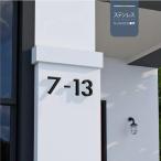 ステンレス製 ナンバー DIY 高級感のある数字サイン マットブラック ルーム番号 数字 番号 ナンバー 切文字 単品 部屋番号gspl-17-bk