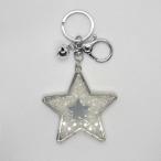 Yahoo! Yahoo!ショッピング(ヤフー ショッピング)バッグチャーム星ケースガラスビーズ入り透明ホワイト