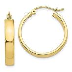 特別価格10k Yellow Gold Polished Hoop Earrings 10T986好評販売中