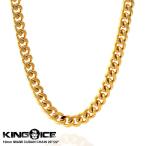 Yahoo! Yahoo!ショッピング(ヤフー ショッピング)キングアイス ネックレス KING ICE メンズ レディース マイアミチェーン 14K ゴールド おしゃれ 人気 ストリート 8mm king-ice-097 51cm 56cm