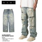 ミニマル デニム mnml バギーデニム ワイド バギー 太め ジーンズ メンズ ブランド 大きいサイズ おしゃれ おすすめ 人気