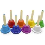 【送料無料】ENNBOM Hand Bell Shake 8 Notes Chromatic Metal Hand Bell Kit Rhythm【並行輸入品】