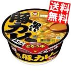 送料無料 東洋水産 マルちゃん 黒い豚カレーうどん 87g×12食入 ポイント利用
