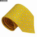ショッピングフェラガモ フェラガモ ネクタイ FERRAGAMO メンズ ネクタイ トリ 8cm イエロー系　おしゃれ 誕生日 プレゼント ギフト
