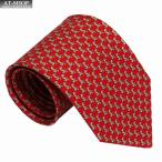 フェラガモ ネクタイ FERRAGAMO メンズ ネクタイ インコ 8cm レッド系　おしゃれ 誕生日 プレゼント ギフト