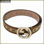 GUCCI ¥°¥Ã¥Á ¥Ù¥ë¥È ¥¥ã¥ó¥Ð¥¹GG¥ì¥¶¡¼¥Ù¥ë¥È 114876 KH1BG 9783 ¥Ù¡¼¥¸¥å¡ß¥Ö¥é¥¦¥ó¡¡¥µ¥¤¥º80