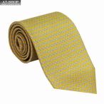 フェラガモ ネクタイ FERRAGAMO メンズ ネクタイ 8cm イエロー系　おしゃれ 誕生日 プレゼント ギフト