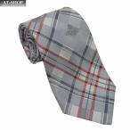 ショッピングヴィヴィアン ヴィヴィアンネクタイ ヴィヴィアンウエストウッド Vivienne Westwood メンズ ネクタイ AW2024モデル 8.5cm チェック柄 GREY 誕生日 プレゼント ギフト