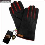 OROBIANCO オロビアンコ 手袋 メンズ グローブ 羊革 ORM-1530 NAVY/RED ネイビー/レッド サイズ：8.5（24ｃｍ）