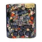 河野製紙 FULL BLOOM COLLECTION プレミアムシャワー トイレットロール ダブル 4ロール入 トイレットペーパー