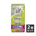 ショッピングデオトイレ 2個セット ユニ・チャームペット デオトイレ 複数ねこ用 消臭・抗菌シート(16枚入)4520699632291