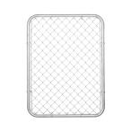  забор GALVANIZED FENCE ширина 1200x глубина 32x высота 900mm Dulton 