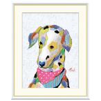 額絵 ダルメシアン 山口美咲 52x42cm 三幸