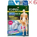 興和新薬 バンテリンコーワ 高通気サポーター ひざ専用大きめサイズ シルバーグレー ×6セット