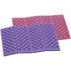 アウトドアチェア BUNDOK FDザブトン 携帯用マット 折りたたみ 座ブトン レジャー/スポーツ観戦 ラベンダー×ピンク