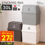 ゴミ箱 おしゃれ 分別 ごみ箱 ダストボックス 蓋付きゴミ箱 分別ゴミ箱 キッチン キッチンゴミ箱 ごみ 30リットル 30l スリムゴミ箱 スタッキングペール LFS-767