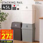 ゴミ箱 45リットル おしゃれ 分別 ごみ箱 ダストボックス 蓋付きゴミ箱 分別ゴミ箱 キッチン キッチンゴミ箱 45l スリムゴミ箱 スタッキングペール LFS-768