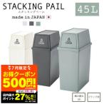 ゴミ箱 45リットル おしゃれ 分別 スリム ごみ箱 ダストボックス 蓋付きゴミ箱 分別ゴミ箱 蓋付き キッチン キッチンゴミ箱 45l スタッキングペール LFS-761