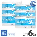コンタクトレンズ 2WEEK ロートモイストアイ×6箱 送料無料 2週間使い捨て