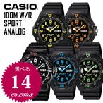 チープカシオ CASIO カシオ 100m防水 スポーツ アナログ メンズ レディース 腕時計 MRW メール便