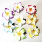 プルメリア へアークリップ 同色2個組み ヘアーアクセサリー ハワイアンアクセ ヘアアクセ バレッタ フラダンスに
