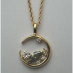  ювелирные изделия преобразование, semi заказ три день месяц type подвеска ручная работа k18( желтое золото )