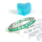 エメラルド フルエタニティ リング 指輪 1.0ct K10YG/K10WG/K10PG 5月 誕生石 天然石 選べる地金