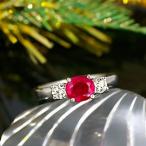 ルビー リング 指輪 1.0ct Pt900 ミャンマー産 7月 誕生石 天然石