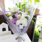 オリエンタルユリホワイトパープルお供え花束