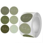  roll наклейка thank you примерно 500 листов простой солнечный кий наклейка [ зеленый чай ]