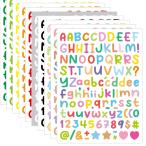  круг знак алфавит стикер водонепроницаемый водостойкий 4 листов ввод все 15 цвет 