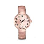 Women's Rose Gold Stretch Band Watch Easy Read Dial