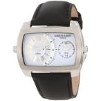 Charles-Hubert- Paris Mens Stainless Steel Case Dual Time Quartz Watch #374