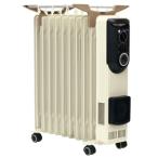 ショッピングオイルヒーター [DBK オイルヒーター HEZC13/10JCH] キャスター付き 10枚フィン タイマー／同梱不可・代引き不可