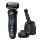 BRAUN 密着シリーズ5 充電式シェーバー 52-B7200cc （ブルー） メンズ