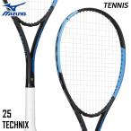 [ струна . сверху settled ] Mizuno MIZUNO Technics черный × голубой 63JTN67725 soft теннис ракетка 26SS