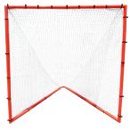ATHLETIC MART 公式試合用ラクロスゴールセット 1.83m×1.83m 9分割 ポッチ式 直径5cm円柱パイプ ゴールネット 固定用バンジー25個 運搬用バッグつき