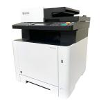  Kyocera A4 цветная многофункциональная машина ECOSYS M5526cdw Full color копирование FAX принтер сканер двусторонний печать настольный compact проводной LAN беспроводной LAN USB копировальный аппарат б/у 