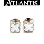 【広尾店】ヴァンクリーフ＆アーペル Van Cleef &amp; Arpels スイート アルハンブラ ピアス K18WG シェル 11125