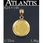 ���ꥶ�٥�2�� �ޥ��祭��å� ��� �ͥå��쥹�ȥå� 1/25oz 14K K24 1.86g �϶�