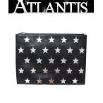 Yahoo! Yahoo!ショッピング(ヤフー ショッピング)在庫処分大SALE サンローラン パリ SAINT LAURENT PARIS セカンドバッグ クラッチバッグ レザー 黒 スターモチーフ