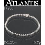 SALE ���� �ƥ˥� ������ �֥쥹��å� Pt900 �ץ���� D2.23ct ��19.5cm �϶�