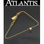 美品 サンローランパリ SAINT LAURENT PARIS チェーンブレス バングル 星 スター ゴールド