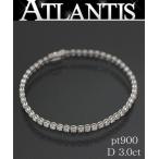 ������ �ƥ˥�������֥쥹 Pt900 �ץ���� D3.0ct �֥쥹��å� ��8.5g �϶�