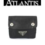 Yahoo! Yahoo!ショッピング(ヤフー ショッピング)大SALE プラダ PRADA ウエストポーチ ウエストバッグ レザー×ナイロン 黒